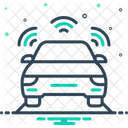 Autonomous Car Car Sensor Sensor Icon