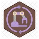 Autonomous Robot Robotic Arm Industrial Robot Icon