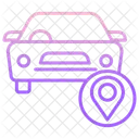 Mcar Track Navigieren Autoortung Autonavigation Symbol