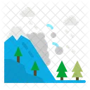 Avalanche Season Winter Icon