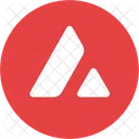 Avalanche Avax Logo Cryptocurrency Crypto Coins Icon