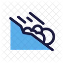 Avalanche Snow Mountain Icon