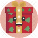 Regalo Caja De Regalo Navidad Icono