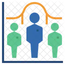Average Mean Measures Of Central Tendency Icon