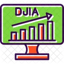 Average Djia Dow Icon