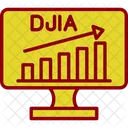 Average Djia Dow Icon