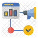 Average Position Average Check Icon