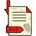 Archivo avi  Icono