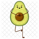 Avocado Yoga  Icon