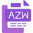 Azw File File Format File 아이콘