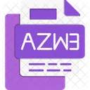 Azw File File Format File 아이콘