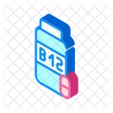 Vitamins B Isometric Icon