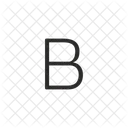 Buchstabe b  Symbol