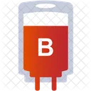 B Group Blood Blood Bottle Bottle Icon