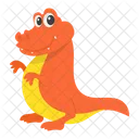 Compsognathus Dinosaurier Cartoon Dinosaurier Symbol