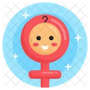 Female Baby Girl Baby Gender Icon