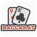 Baccarat Playing Card Blakjack Icône