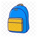 Backpack Bag School Icon