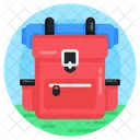 Knapsack Backpack Rucksack Icon