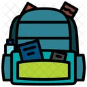 Vacation Bag Rucksack Icon