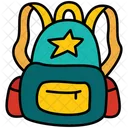 Backpack Boy Rucksack Bag Icon