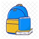 Backpack Bag School Icon