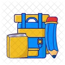 Backpack Bag School Icon