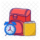 Backpack Bag School Icon