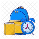 Backpack Bag School Icon