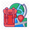 Backpack Bag School Icon