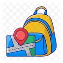 Backpack Bag School Icon