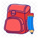 Backpack Bag School Icon