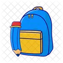 Backpack Bag School Icon