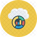 Backup Cloud Graph Icon