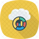 Backup Cloud Graph Icon