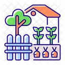 Backyard Garden Backyard Home Icon