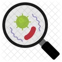 Bacterial magnify  Icon