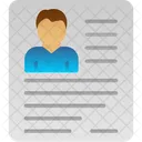 Bad Resume Cv  Icon