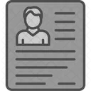 Bad Resume Cv  Icon