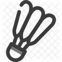 Badminton Shuttlecock Game Icon