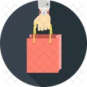 Bag in hand  Icon