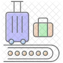 Baggage Lineal Color Icon アイコン