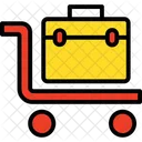 Baggage Hand Truck Luggage Icon