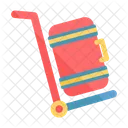 Baggage Service Hand Truck Icon