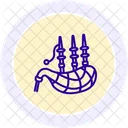 Bagpipes Line Icon Icon