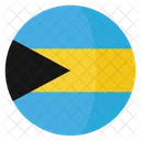 Bahamas Flag Country Icon