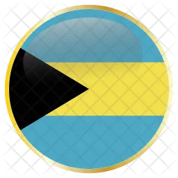 Bahamas Flag Ícone