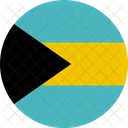 Bahamas Bandeira Mundo Ícone