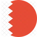 Bahrain Flag Country Icon