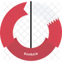 Bahrain Country Flag Icon